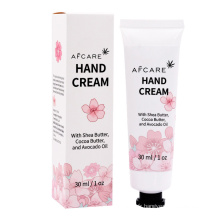 Crème pour les mains à la fleur de cerisier Nourrit la peau des mains et des pieds Parfum anti-rides durable Lift et peau de Sakura tendue